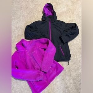 WOMENS COLUMBIA 3 in 1 interchangeable jacket system. Size medium.